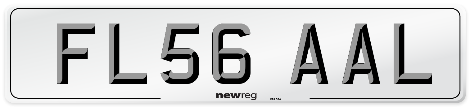 FL56 AAL Number Plate from New Reg